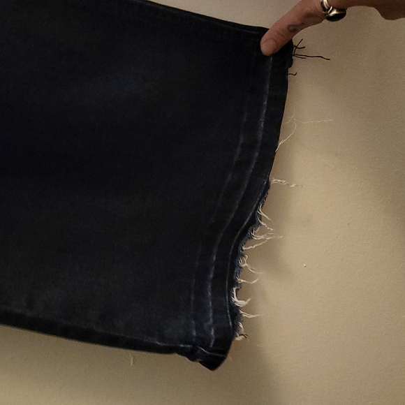 WOMANS NWOT KANCAN JEANS HIGHWAISTED BELLS 11/29 DARK DENIM - Picture 3 of 5